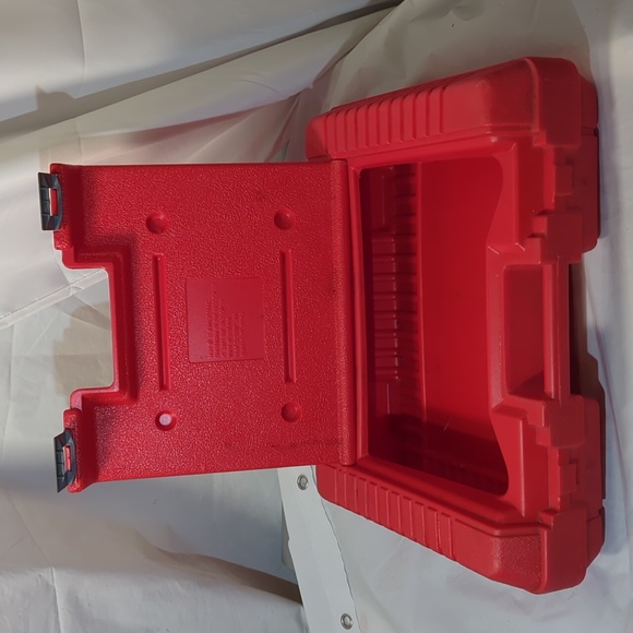 Vintage 1985 red Lego building block brick storage travel hard carry case - Picture 9 of 11